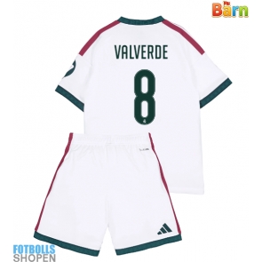 Billiga Real Madrid Federico Valverde #8 Hemmatröja Barn 2026-27 Kortärmad (+ Korta byxor)